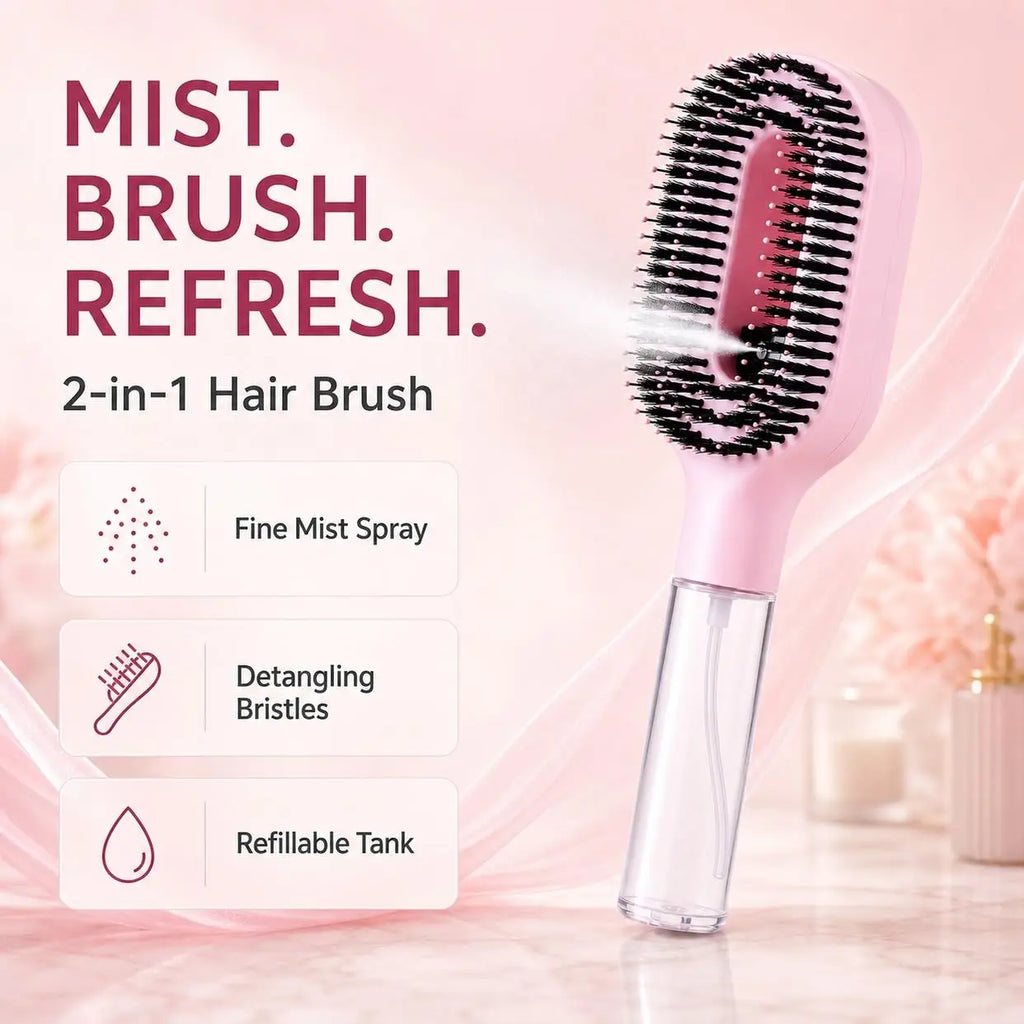 HydraBrush™️ 2-in-1 Hair Mist Comb