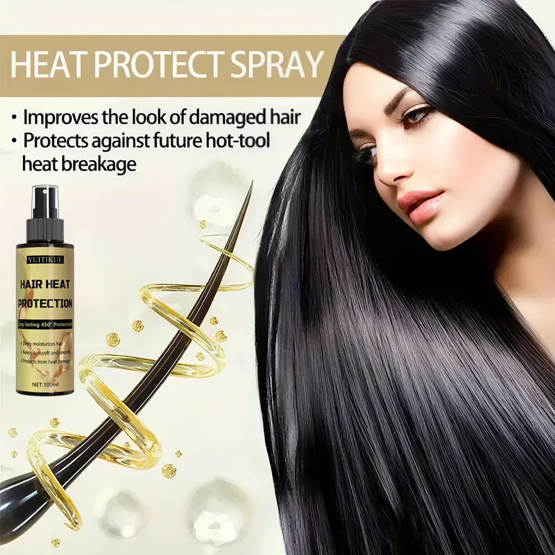 Heat Shield Hair Protection Spray | 450°F Thermal Defense