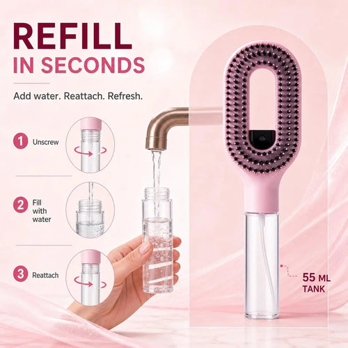 HydraBrush™️ 2-in-1 Hair Mist Comb