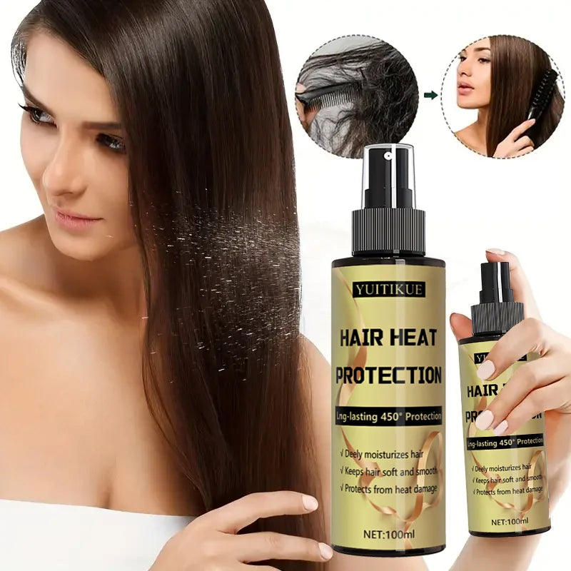 Heat Shield Hair Protection Spray | 450°F Thermal Defense