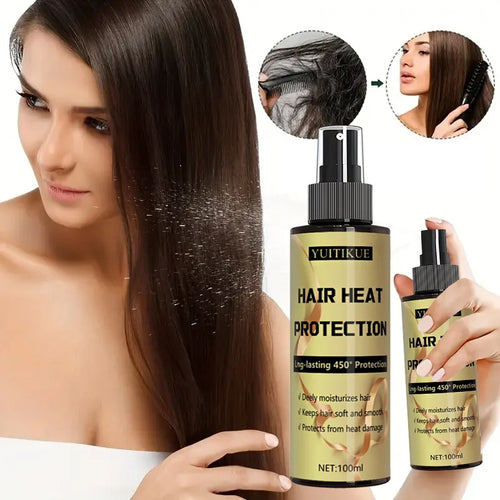 Heat Shield Hair Protection Spray | 450°F Thermal Defense