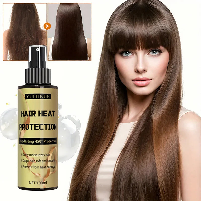 Heat Shield Hair Protection Spray | 450°F Thermal Defense