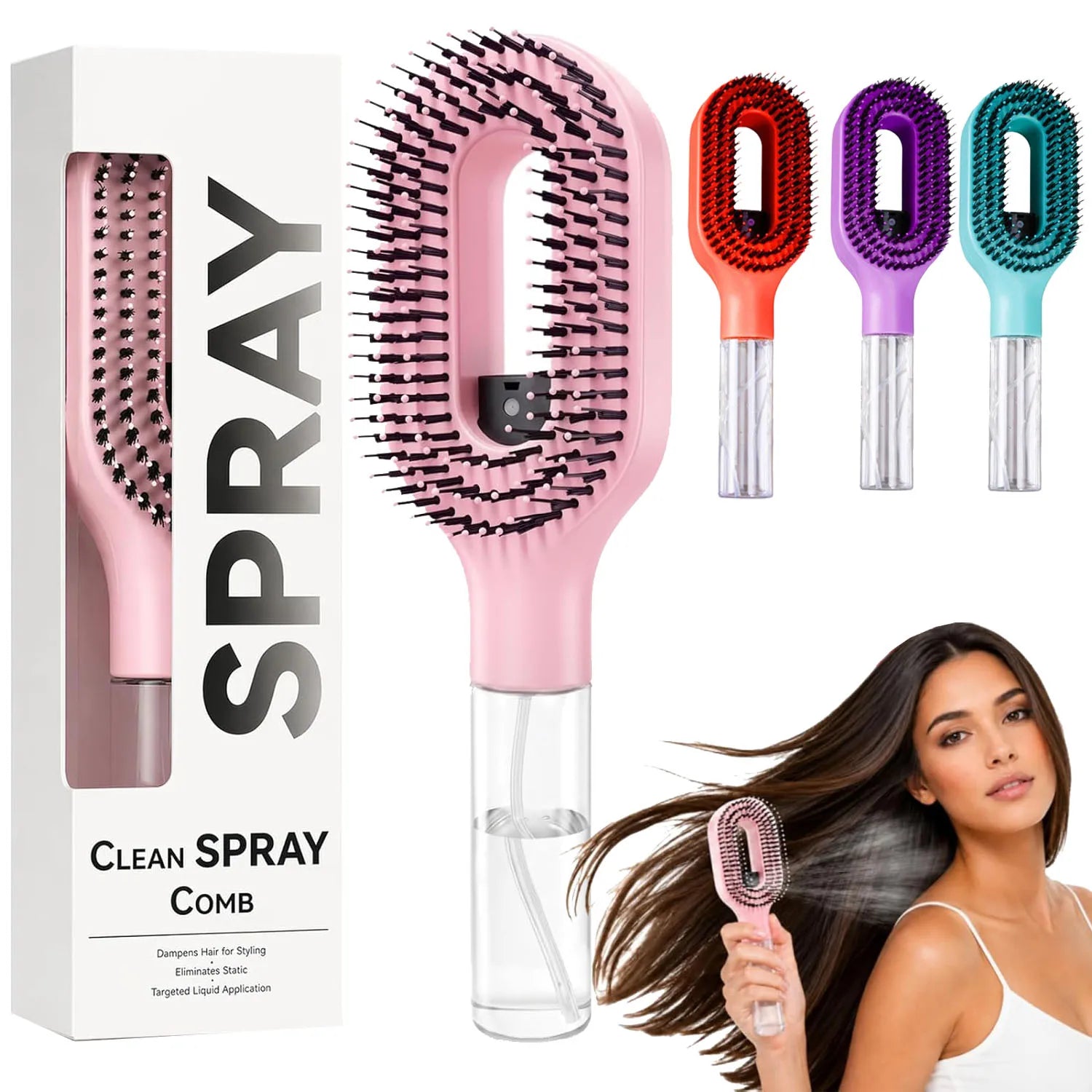 HydraBrush™️ 2-in-1 Hair Mist Comb